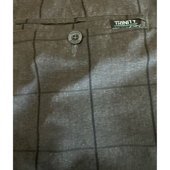 Men’s Trinity BLACK & GRAY Plaid Hybrid Shorts Size 40 - Picture 10 of 10